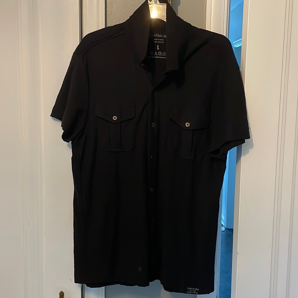 Mens Calvin Klein short sleeve sweater